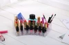 Fan-shaped crystal lipstick stand, multi-functional display stand, lipstick storage box, makeup eyebrow pencil, makeup pen storage box details Picture